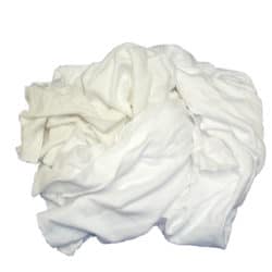 White Recycled T-Shirt Rags (WHK)