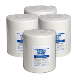Fresh Start Cleansing Wipes (Pack of 4 | 1000 Sheets/Roll | 4000 Sheets) 8x7 Wipe